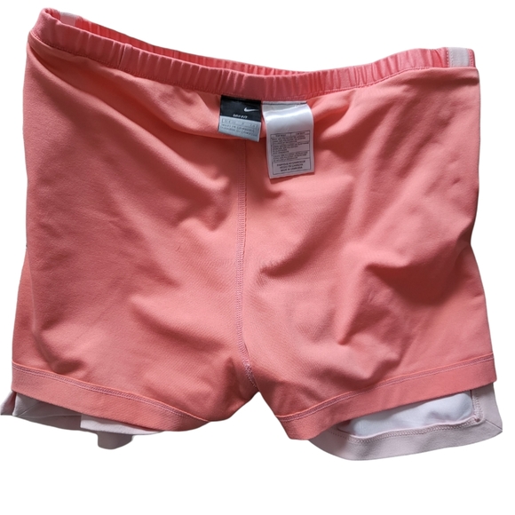 Nike Skirt Dri-Fit Flat Panel Boarder Peach Tennis / Golf - Picture 9 of 11